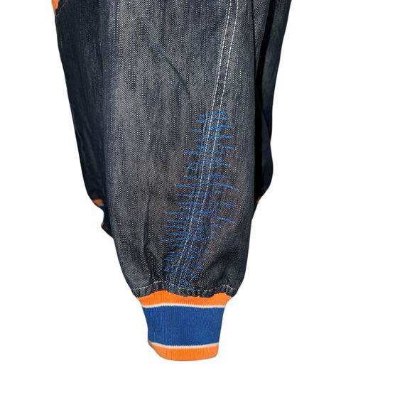 Vintage Mackdaddy MDY Jean Bomber Jacket Y2K 2003 Rare Japanese Collector Mens M - Picture 6 of 12